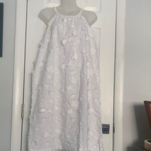 Elegant White Floral dress